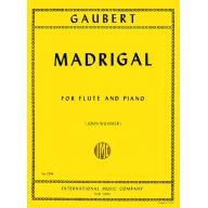 Gaubert Madrigal for Flute and Piano