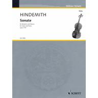 Hindemith Sonata in F, Op. 11, No. 4 for Viola and Piano