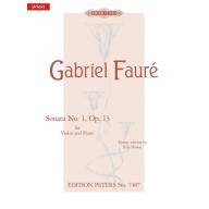 Faure Violin Sonata No. 1 in A Op. 13