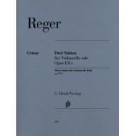 Reger Three Suites op. 131c for Violoncello solo