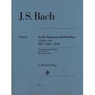 Bach Sonatas and Partitas BWV 1001-1006 for Violin solo