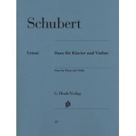 Schubert Duos for Piano and Violin