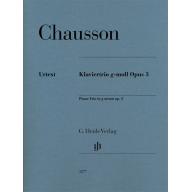 Chausson Piano Trio in G Minor Op. 3