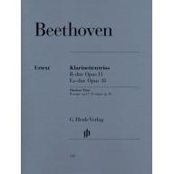 Beethoven Clarinet Trios B flat major op. 11 and E...