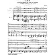 Beethoven Clarinet Trios B flat major op. 11 and E flat major op. 38 for Piano, Clarinet (Violin) and Violoncello