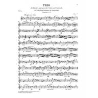 Beethoven Clarinet Trios B flat major op. 11 and E flat major op. 38 for Piano, Clarinet (Violin) and Violoncello