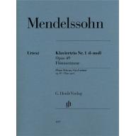 Mendelssohn Piano Trio no. 1  in D minor op. 49 (Additional Flute Part)