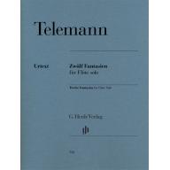 Telemann Twelve Fantasias for Flute Solo TWV 40:2-13