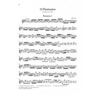Telemann Twelve Fantasias for Flute Solo TWV 40:2-13