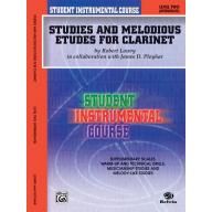 Student Instrumental Course: Studies and Melodious Etudes for Clarinet, Level II