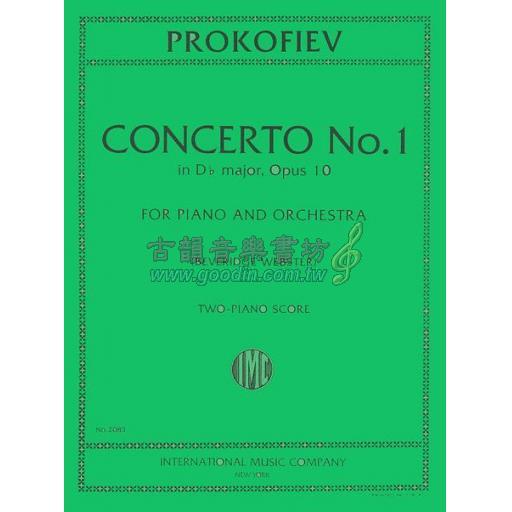 Prokofiev Concerto No. 1 in D flat major, Op. 10 for Piano and Orchestra / 2 Piano, 4 Habnds
