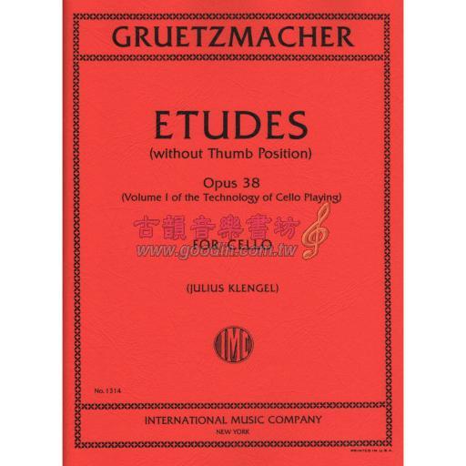 Grutzmacher Technology of Cello Playing, Opus 38: Volume I. Studies without Thumb position for Cello Solo