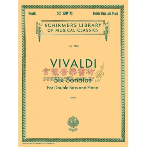 Vivaldi Six Sonatas for Double Bass and Piano