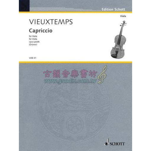 Vieuxtemps Capriccio for Viola