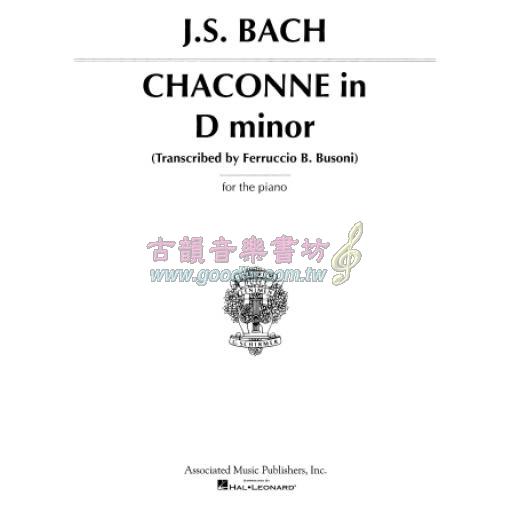 Bach Chaconne in D Minor for Piano