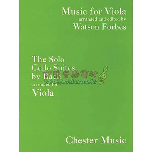 The Solo Cello Suites by Bach, arranged for Viola