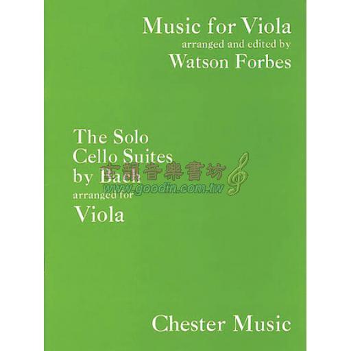 The Solo Cello Suites by Bach, arranged for Viola