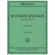Mazas Etudes Spéciales Op.36, Bk. 1 for Viola