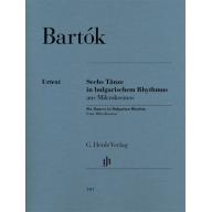 Bartók Six Dances in Bulgarian Rhythm from Mikrokosmos <售缺>