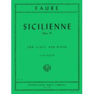 Faure Sicilienne, Op. 78 for Flute and Piano