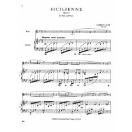 Faure Sicilienne, Op. 78 for Flute and Piano