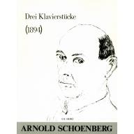 Schoenberg Drei Klavierstücke ("Three Piano Pieces") (1894)