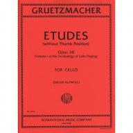 *Grutzmacher Technology of Cello Playing, Opus 38: Volume I. Studies without Thumb position for Cello Solo