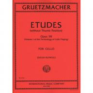 Grutzmacher Technology of Cello Playing, Opus 38: Volume I. Studies without Thumb position for Cello Solo