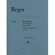 Reger Three Suites op. 131d for Viola Solo