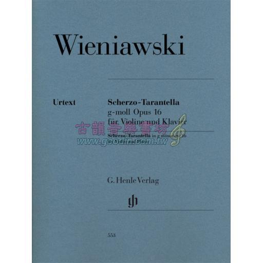 Wieniawski Scherzo-Tarantella in G minor Op. 16 for Violin and Piano