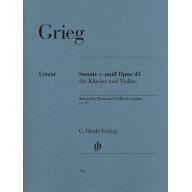 Grieg Violin Sonata in c minor Op. 45