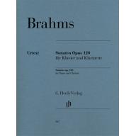 Brahms Clarinet Sonatas op. 120 for Clarinet and P...