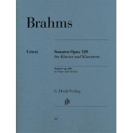 Brahms Clarinet Sonatas op. 120 for Clarinet and Piano