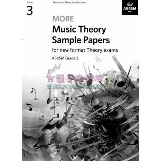 < 特價 > ABRSM 英國皇家 "More" Music Theory Sample Papers, Grade 3