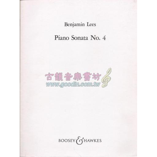 Benjamin Lees - Piano Sonata No. 4