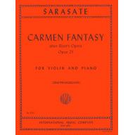 Sarasate Carmen Fantasy, Opus 25 for Violin and Piano