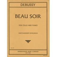 Debussy Beau Soir for Cello and Piano