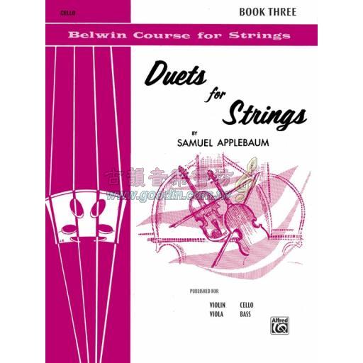 Duets for Strings,【Cello】Book 3