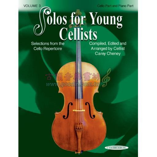 Solos for Young Cellists Cello Part and Piano Acc., Volume 3