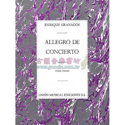 Granados Allegro de Concierto for Piano Solo