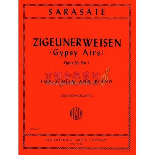 Sarasate Zigeunerweisen (Gypsy Airs), Op. 20 No. 1 for Violin and Piano