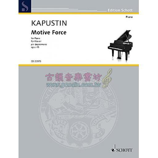 Kapustin Motive Force Op. 45 for Piano