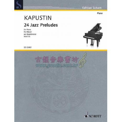 Kapustin 24 Jazz Preludes Op. 53 for Piano