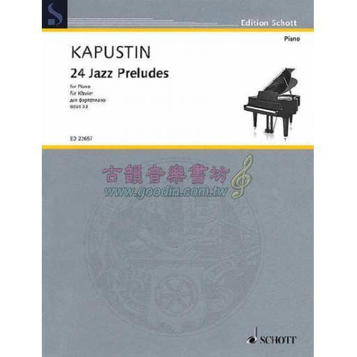 Kapustin 24 Jazz Preludes Op. 53 for Piano