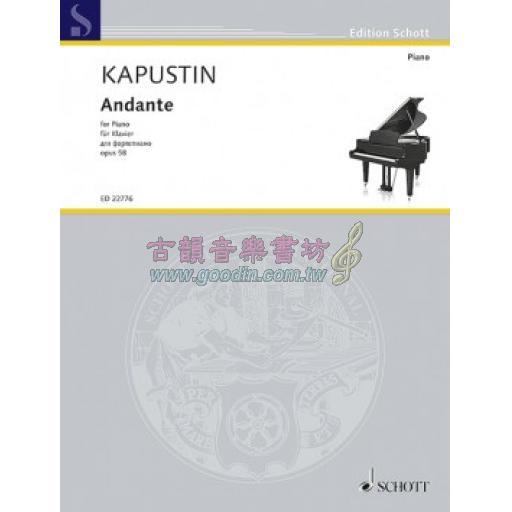 Kapustin Andante Op. 58 for Piano