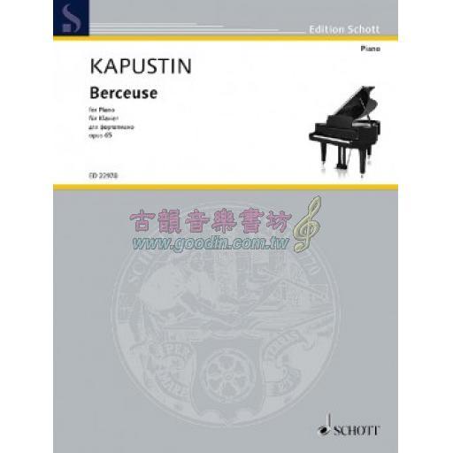 Kapustin Berceuse Op. 65 for Piano