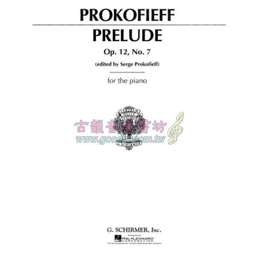 Prokofieff Prelude in C Op.12 , No.7