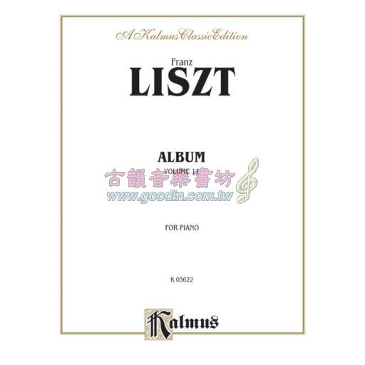 Franz Liszt Album II for Piano Solo