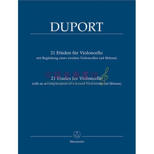 Duport 21 Etudes for Cello
