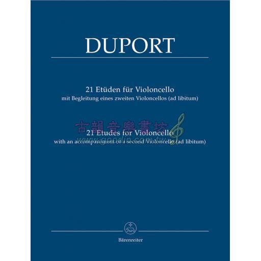 Duport 21 Etudes for Cello